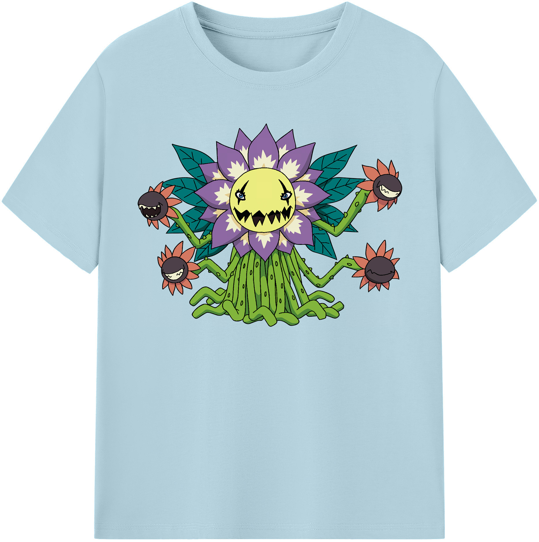 （画像用） Digimon デジタルモンスター/デジモン 綿100％半袖Tシャツ（フロントプリント）